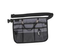 Baoblaze Borsa per cintura per attrezzi da infermiere Borsa per allattamento multi scomparto Tasca per cintura Organizer Grembiule per pulizia Borsa per, Grigio Scuro
