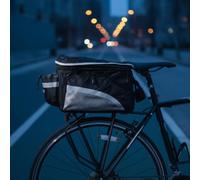 Baoblaze Borsa per Portapacchi Posteriore Bici Borsa Bici Valigia Sella Contenitore Portaoggetti Custodia Rigida EVA con Manico Superiore E Riflettenti Adatta