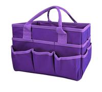 Baoblaze Borsa Porta Cancelleria Organizer Multiuso Astuccio Borsa Valigetta in Poliestere Leggero Ma Resistente con Manici Adatta per Trasporto tra Giardino, Viola