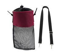 Baoblaze Borsa portaoggetti per mollette da bucato, organizer per riporre mollette da bucato, porta da bucato per armadio, bagno, interni ed esterni, casa, Rosa Rossa