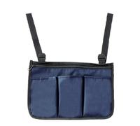 Baoblaze Borsa Portaoggetti Sedia a Rotelle Tasca Accessori Custodia Tasca Retro Leggera con Bordo Cucito Robusto Adatta per Riporre Durante Commissioni Spostamenti, Array, Blu Scuro, 33 22cm