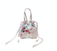 Baoblaze Borsa Ricamo Borsa a Tracolla Pochette Secchiello Zainetto con Ricamo su con Manico a Mano E Tracolla Lunga Adatta per Feste a Tema Festival Culturali, color to 6