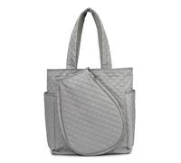 Baoblaze Borsa Tote con Cerniera Spaziosa, 20-35 L, Grigio, Grigio | Capiente, Borsa Trapuntata, per il tempo libero Libero