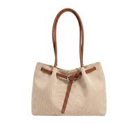 Baoblaze Borsa tote da donna, classica, ideale come regalo, per lo shopping all'aperto, per, per spostamenti in strada, Manico Marrone
