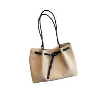 Baoblaze Borsa tote da donna, classica, ideale come regalo, per lo shopping all'aperto, per, per spostamenti in strada, Manico Nero