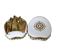 Baoblaze Boxing Training Pads Manopole da Pugilato Pad Colpitore Realizzate in PU per Attutire Urti Adatte a Sessioni di Allenamento in Palestra E con Istruttore, Oro