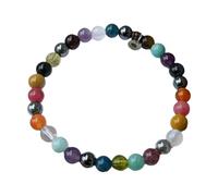 Baoblaze Braccialette multicoloful Bracciale Gioielli Stretch Women Elegante Dichiarazione Decorativa Bracciale Colorle per Il Festival della Spiaggia