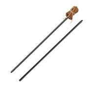 Baoblaze Bracciolo Professionale in Alluminio con Asta in Similpelle per Artista Mahl Stick