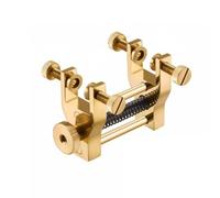 Baoblaze Brass Tail Clamp Morsetto Violino Pinza, Morsetto Per Cucitura Posteriore In Ottone A 4 Griffe