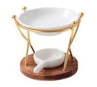 Baoblaze Bruciatore di oli essenziali, scalda oli essenziali, portacandele tealight di capacità per, spa, ufficio, casa, centrotavola