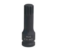Baoblaze Bussola con Punta Scanalata Quadrata Tripla Da 20 Mm per Lavori Meccanici Fai Da Te