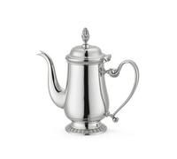 Baoblaze Caffettiera Caraffa Teiera Brocca con Coperchio in Acciaio Inossidabile Lucido con Beccuccio Lungo per Versare E Base Stabile Silhouette Classica, Piccolo
