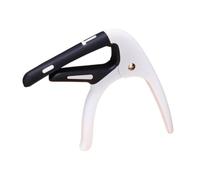 Baoblaze Capo Chitarra Acustica Molla a Pinza Capotasto Blocco Corde Fermo Design Maneggevole con Punto di Rotazione Singolo Serraggio Morbido Che Non il, Bianco