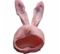 Baoblaze Cappello con Orecchie di Coniglio Cappello Peluche Costume Accessorio Cosplay Accessorio Universale Funzione Orecchie Regolabili Adatto per Social Media Feste Cosplay, Pink, Long Ear