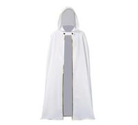 Baoblaze Cappotto con Cappuccio per Cosplay da con Chiusura a Bottone Nera con Cappuccio a Punta Soprabito Leggero per Rappresentazione Adatto per Eventi in Costume E Spettacoli Dal
