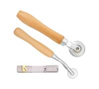 Baoblaze Carton Resizing Equipment Kit Manuale per Cartone Ruota con Cuscinetti Traccia Linee E Nastro di Misura Flessibile Materiali Metallo Legno Adatto per Preparazione Artigianato Domestico