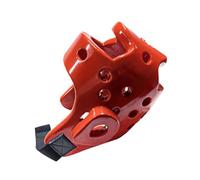 Baoblaze Casco da Boxe, Casco da Sparring, Versatile Regolabile per Taekwondo, Protezione per Allenamento di Kickboxing, Rosso, S