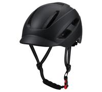 Baoblaze Casco da Ciclismo Casco Bici Casco Stradale Adulto Casco Cittadino con Scocca a Stampo in 11 Fori Ventilati Visiera Staccabile Fodera Removibile, Nero, L57-61CM