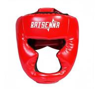 Baoblaze Casco da Protettivo con Ergonomica Imbottitura Fissaggio Regolabile E Protezione Integrale Adatto a Allenamento di Pugilato Sparring Muay Thai Uso per Bambini E Adulti, Rosso, L