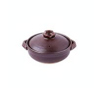 Baoblaze Casseruola in Terracotta Pentola per Risotto Recipiente in Argilla Artistico Sottovetrina Dipinto a Mano Mantiene Calore Adatta a Pranzo Cucina Domestica Collezione, 0.8L, Riduzione