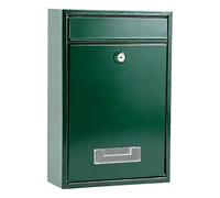 Baoblaze Cassetta postale con serratura da parete, cassetta delle lettere decorativa in ferro, grande capacità, durevole, moderna, per uso commerciale