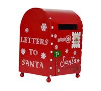 Baoblaze Cassetta postale decorativa di Natale, decorazioni natalizie, ornamento decorativo per le, cassetta postale per la casa, la stanza,