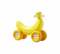 Baoblaze Cavalluccio a Dondolo per Bambini Cavalcabile Dondolino Macchinina Giocattolo Cavalcabile Seduta Banana Ergonomica Che Sostiene La Postura Telaio, Giallo