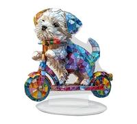 Baoblaze Centrotavola in Acrilico a Forma di Cane, Decorazione per La Casa