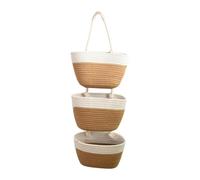 Baoblaze Cestino Appeso sopra la Porta, Cesto Intrecciato da Parete, Frutta, Organizer per la casa, portaoggetti per Chiavi, Fiori, Ufficio, Camera da Letto, Cachi