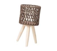 Baoblaze Cestino fioriera, Supporto per palatteri del portafioratura del Giardino del Giardino pianta per pianta per pianta per la casa Hotel Fuori da casa al, 18x30 Cm Dia 15 Cm