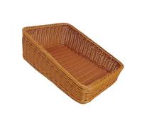 Baoblaze Cestino intrecciato per frutta, snack, pane, articoli vari, vassoio per verdure per ristorante, Verticaltilt 35x25cm