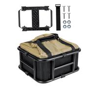 Baoblaze Cestino per Bicicletta a sgancio rapido, Comodo e Versatile, Accessori per Ciclismo, Organizer per Articoli Vari, Cestino portaoggetti per Lo Shopping, con Rete da Carico