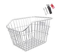 Baoblaze Cestino Portapacchi Posteriore Bicicletta Organizer Portatile Doppio Strato Installazione Veloce Contenitore Spazioso Bici Adatto a Escursioni Campegg, Senza Coperchio