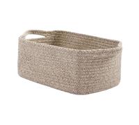 Baoblaze Cesto portaoggetti in corda di cotone intrecciata, cestino per il cambio dei pannolini, organizer per articoli vari da cucina, contenitori, Cachi