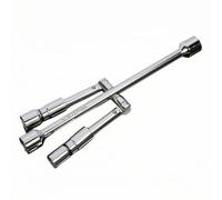Baoblaze Chiave a Pieghevole per Ruote in Acciaio al Carbonio con Design Compatto a Teste per Svitare Bulloni Ruota con Impugnatura Stabile Adatta per Officina Auto E Interventi Stradali, Stile B