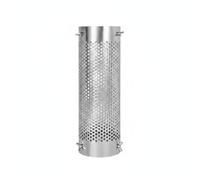 Baoblaze Chimney Parascintille Tenda Protezione, Argento, Altezza 40 Cm, Spessore 1.0 Mm Extra Spesso, Diametro Interno 12 Cm, Modello Universale