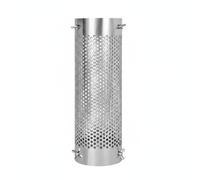 Baoblaze Chimney Parascintille Tenda Protezione, Argento, Altezza 50 Cm, Spessore 1.0 Mm Extra Spesso, Diametro Interno 12 Cm, Modello Universale