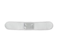 Baoblaze Cinturino Cavigliera Regolabile Contapassi Bracciale Fascia Caviglia Pedometro Supporto Dispositivo Passi Fascia Sport Neoprene Imbottito con Finestra, Grigio, PVC Trasparente