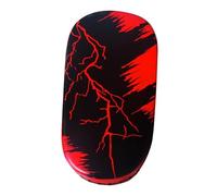 Baoblaze Colpitore da Boxe Muay Thai Design Curvo 13,4x7,4x4,7 Pollici Accessori con Nucleo in Spugna Eva con Cinturino Regolabile Versatile, Nero Rosso