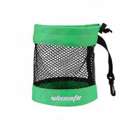 Baoblaze Contenitore da Golf Palla Borsa Rete Nylon Resistente con Gancio Facile Trasporto Organizer Adatto Allenamento Viaggio Pratica Giornaliera, Verde, Verde, Medio