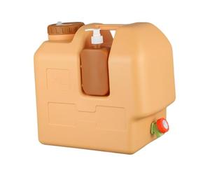 Baoblaze Contenitore d'Acqua con Portatore Portatile Portatile Portatile di Rubinetto per Il Lavaggio delle Mani in Campeggio in Zaino in Spalla, 30 Litri