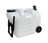 Baoblaze Contenitore per Acqua da Campeggio con Maniglia, capacità, Erogatore di Bevande da Viaggio, Secchio per Pesca, E Guida, Bianco