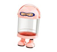 Baoblaze Contenitore per Animali di Peluche, Contenitore per Bambole, Decorazione per La Casa, Contenitore Trasparente Salvaspazio per Bambini, Asilo Nido, Rosa, Taglia unica bambino