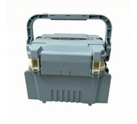 Baoblaze Contenitore per Attrezzatura da Pesca Scatola Tackle Organizer Portacanne Esche Resistente con Corpo Rettangolare Maniglia Integrata