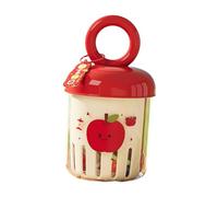 Baoblaze Contenitore per la Raccolta del a Doppio Strato, Facile da Pulire, Cestino per e Maniglia per Picnic, Bianco