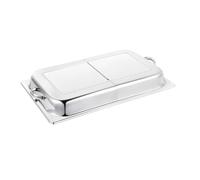 Baoblaze Coperchio per alimenti incernierato, apertura incernierata, portatile, riutilizzabile, a grandezza naturale, per scaldavivande, per interni ed