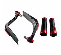 Baoblaze Coppia Paramaniche Deflettore con Impugnature Manubrio Paracolpi Mani Trasparente Scuro Montaggio Universale per Uso Stradale E Fuoristrada
