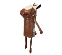 Baoblaze Copritesta per Driver da Golf, Accessori da Golf Carini per Uomo e Donna, a Forma di Animale, per Il Trasporto, Protezione della Mazza, ricordo per, Marrone