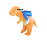 Baoblaze Costume Gonfiabile da Dinosauro Copriscarpe Integrati, Divertente, Costume da Dinosauro Cavalcabile, per Carnevale