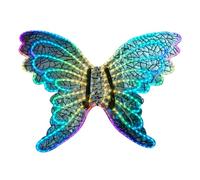 Baoblaze Costume per Palco Farfalla con Luci LED Luminescenti Sceniche Superficie a Mosaico Riflettente con Controllo Remoto Adatte per Spettacoli Fotografia Artistica Feste in Maschera